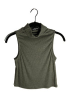 Grey Turtle Neck Top