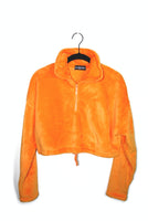 Orange Soft Fleece Sweater