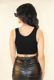 All About Me Top-Black