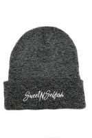 SweetNSelfish Beanie- Grey