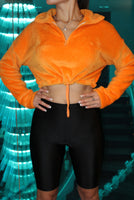 Orange Soft Fleece Sweater