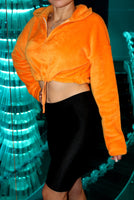 Orange Soft Fleece Sweater