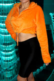 Orange Soft Fleece Sweater